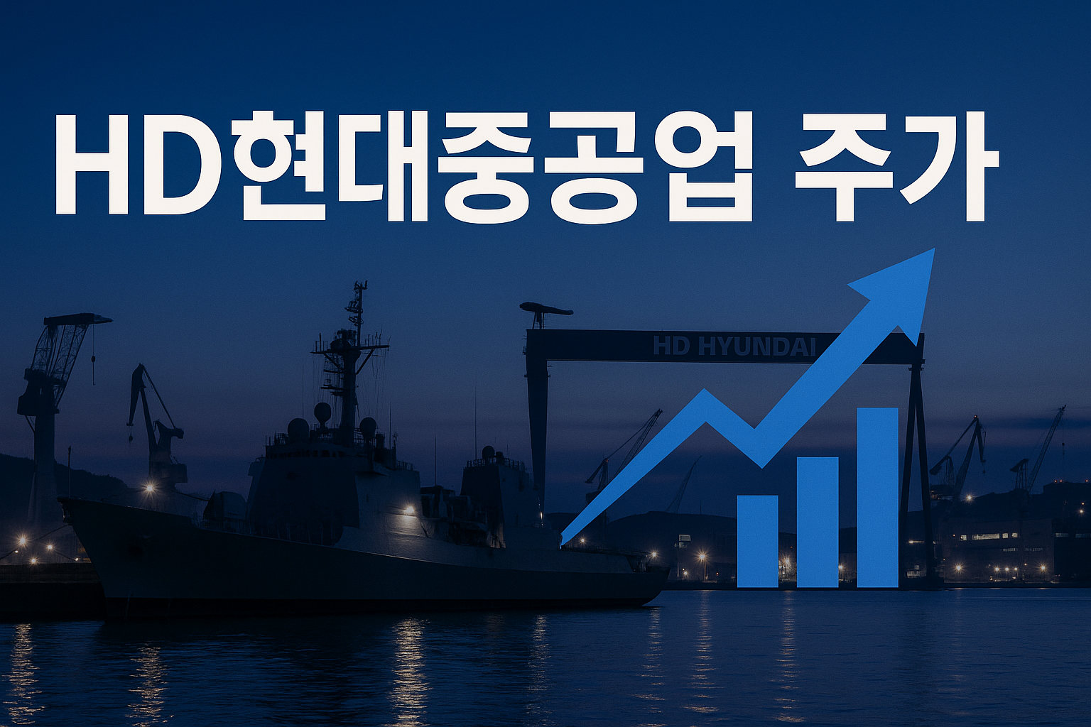 HD현대중공업 주가