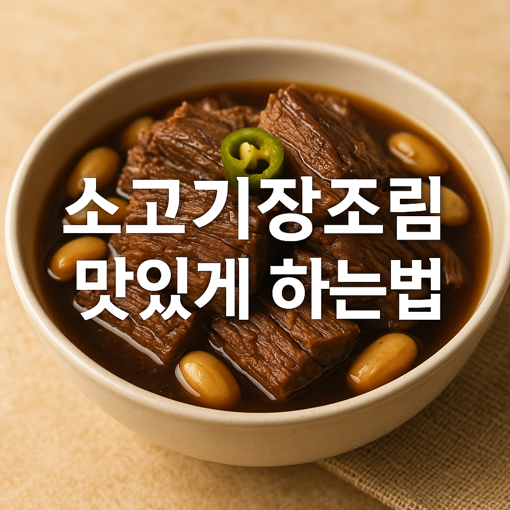 소고기장조림 맛있게 하는법