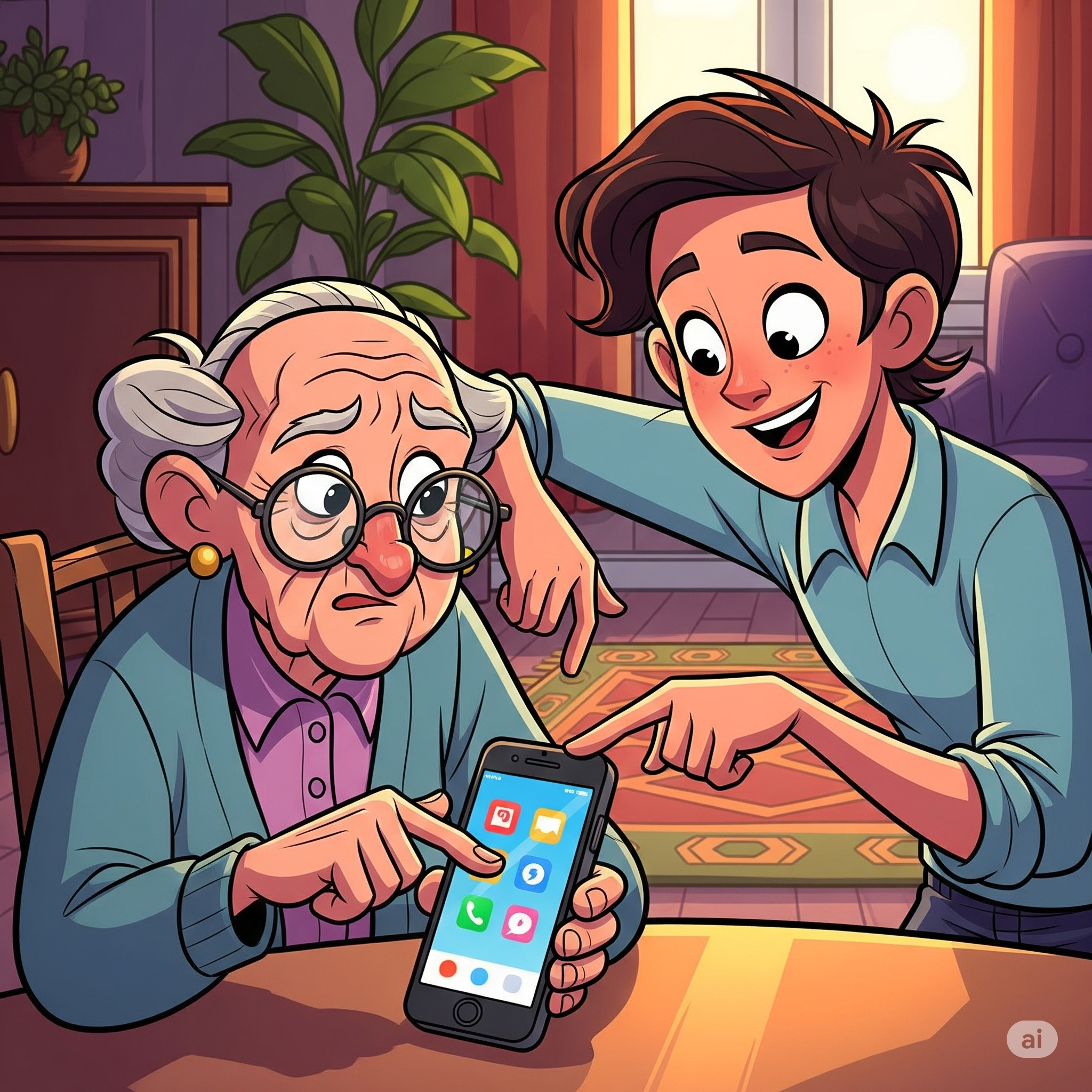 실버세대를 위한 스마트폰 사용법