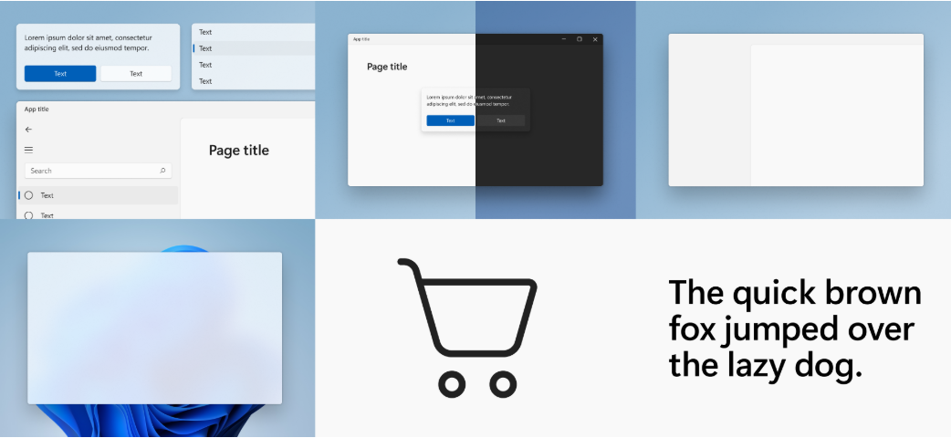 출처 : MS. Windows 11 UI