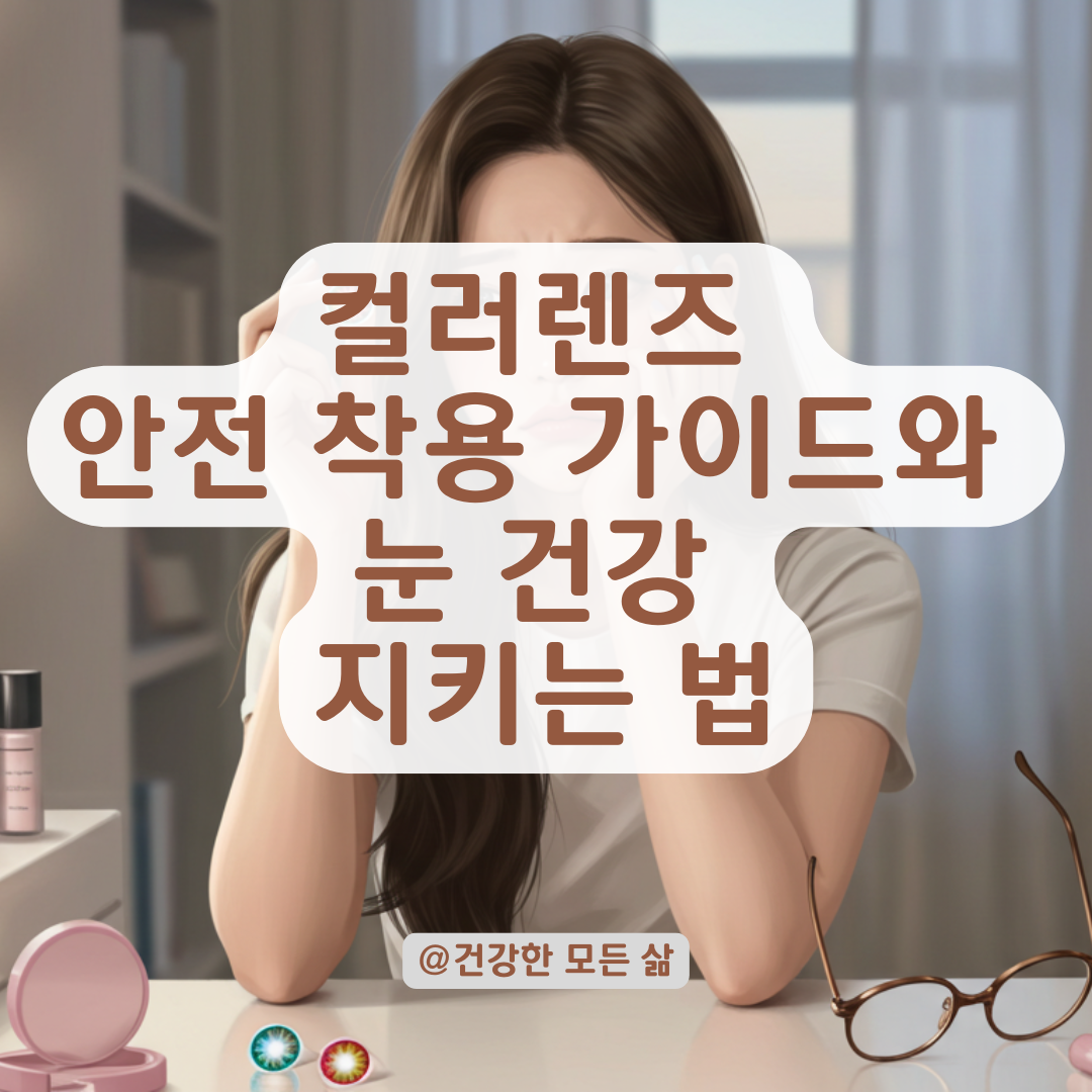 컬러렌즈 매일 착용해도 괜찮을까? 장기 사용 시 눈 건강 체크리스트.