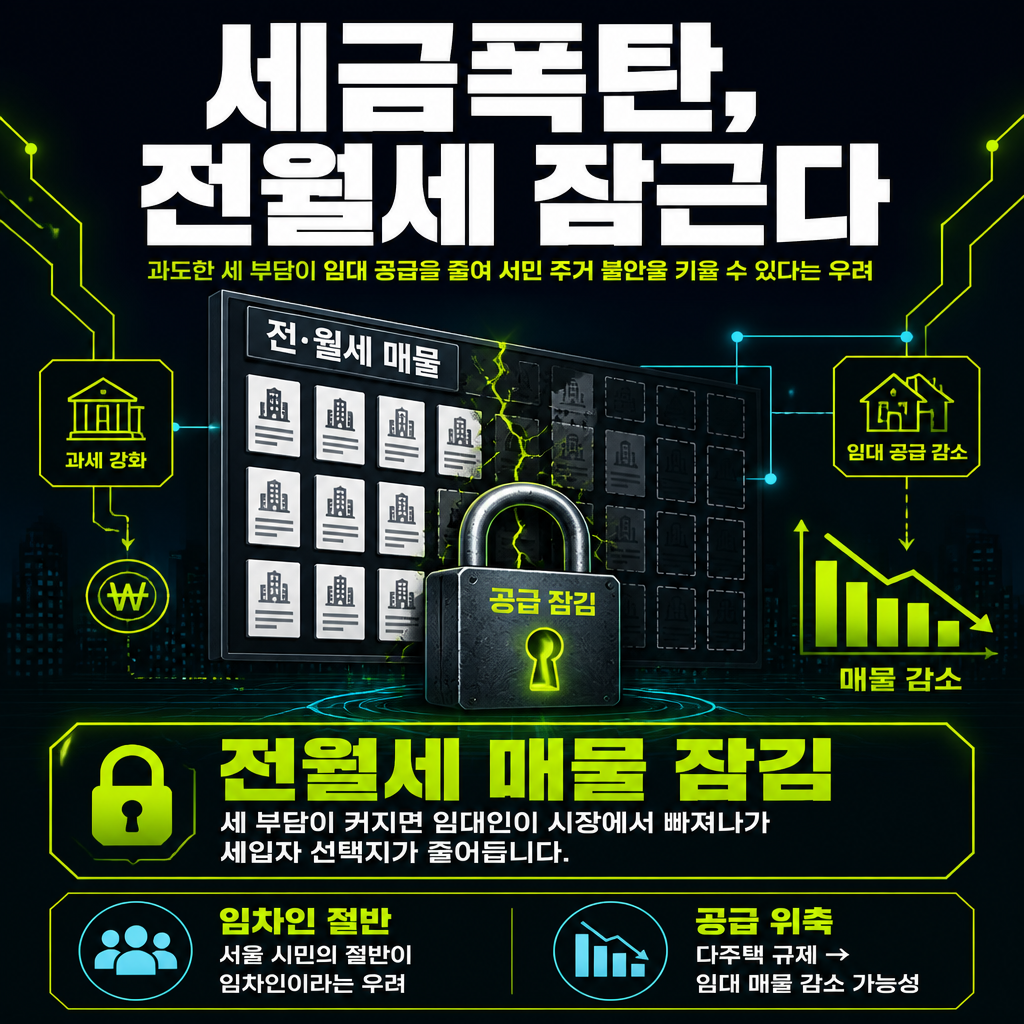세금폭탄, 전월세 잠근다