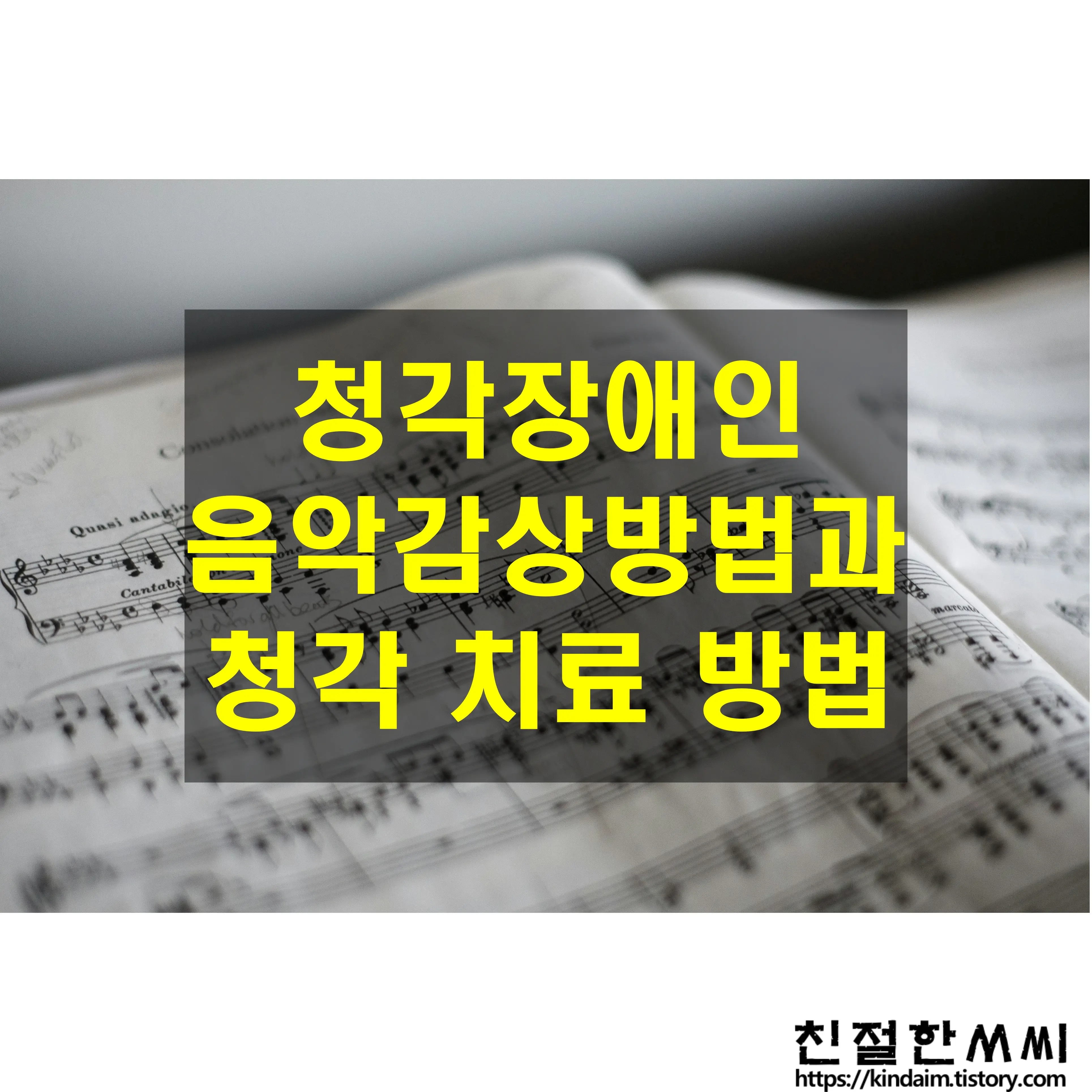 청각 케어 43 - 청각장애인 음악 감상 방법과 청각 치료 방법