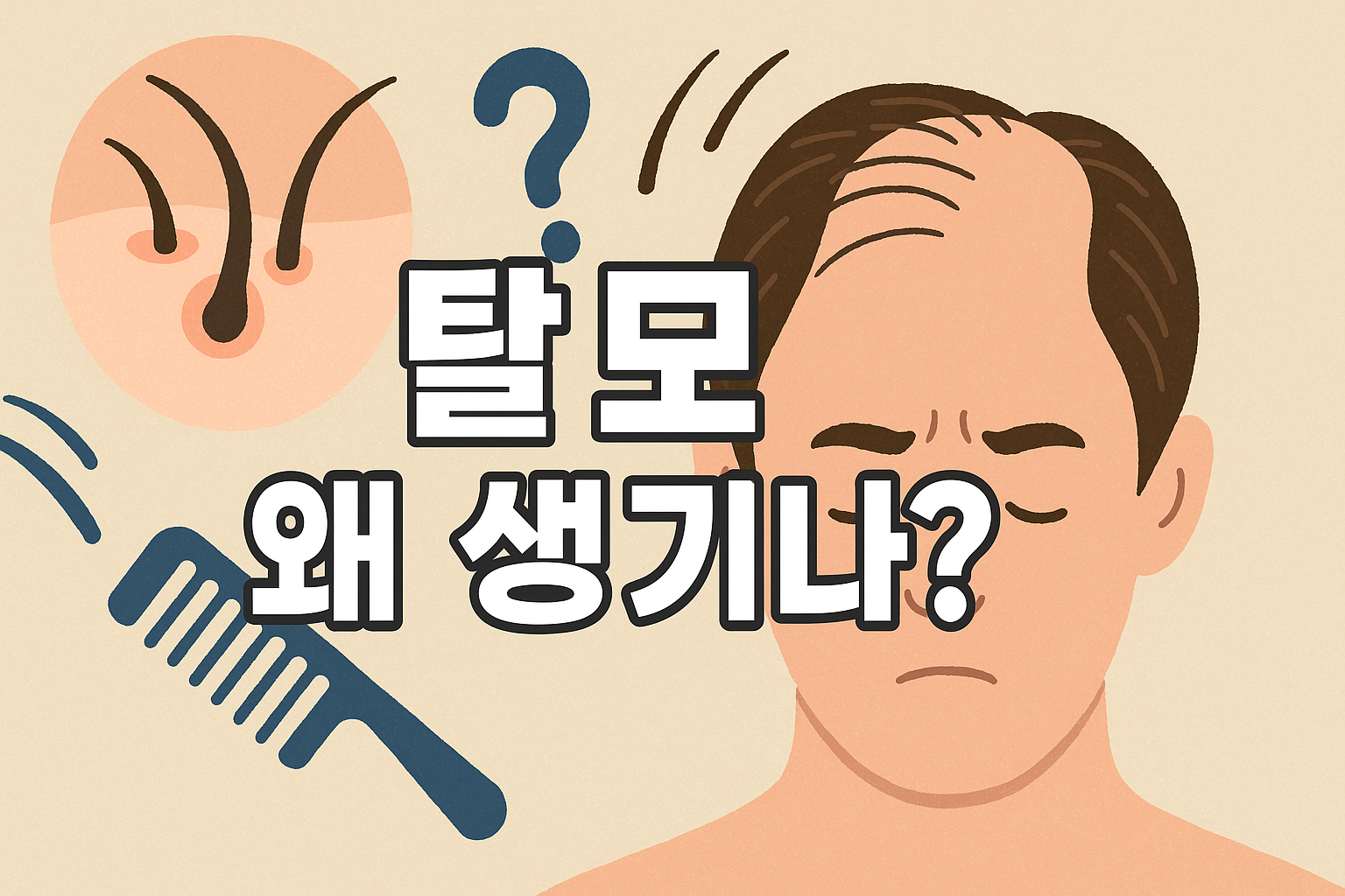 탈모 왜 생기나?