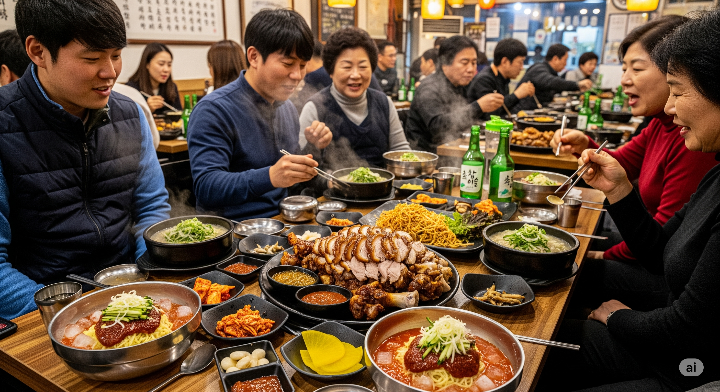 부산 사직동 맛집 이미지(족발, 국밥, 밀면 등)