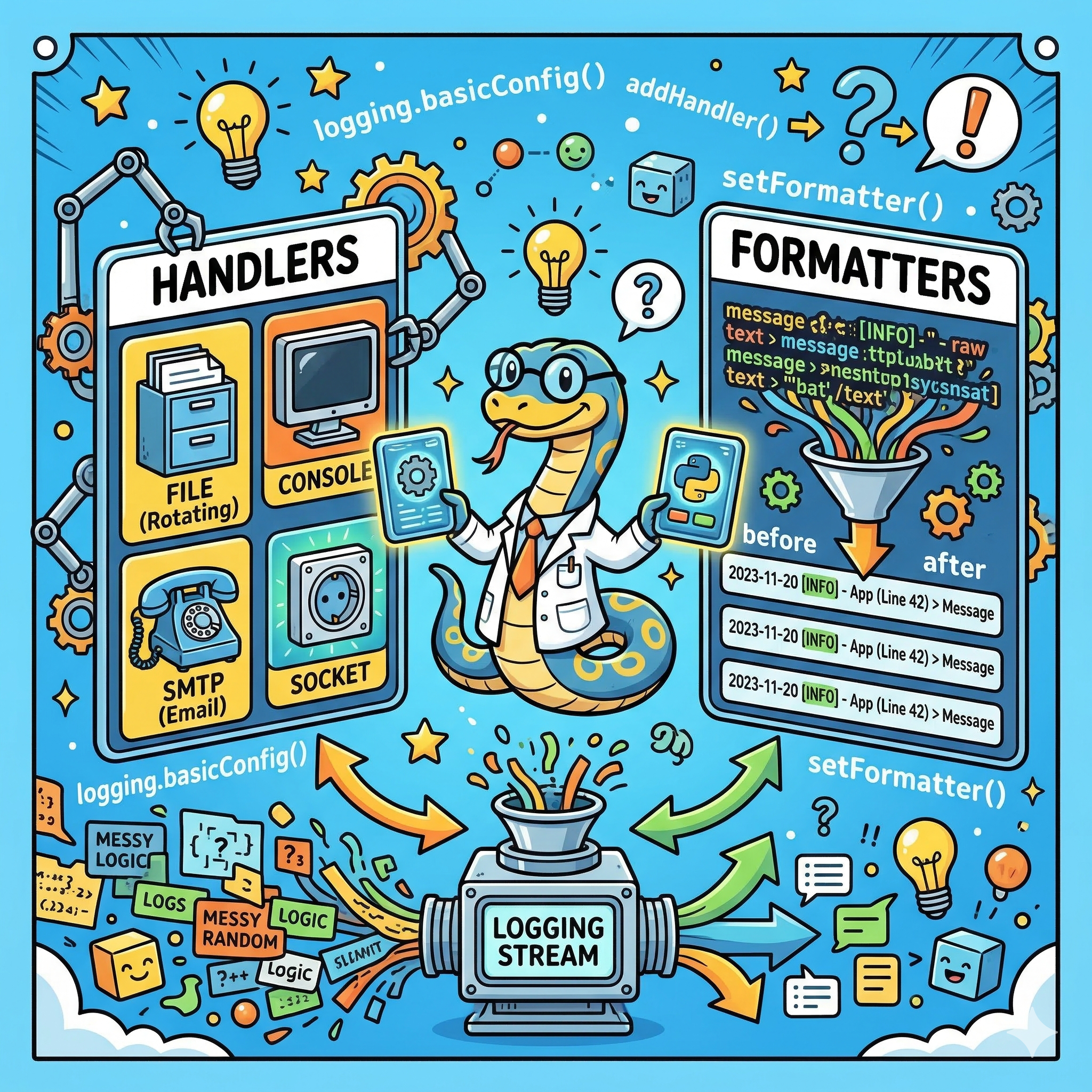 Handler와 Formatter 설정