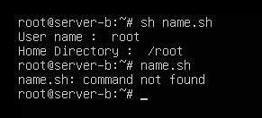 명령어 실행결과