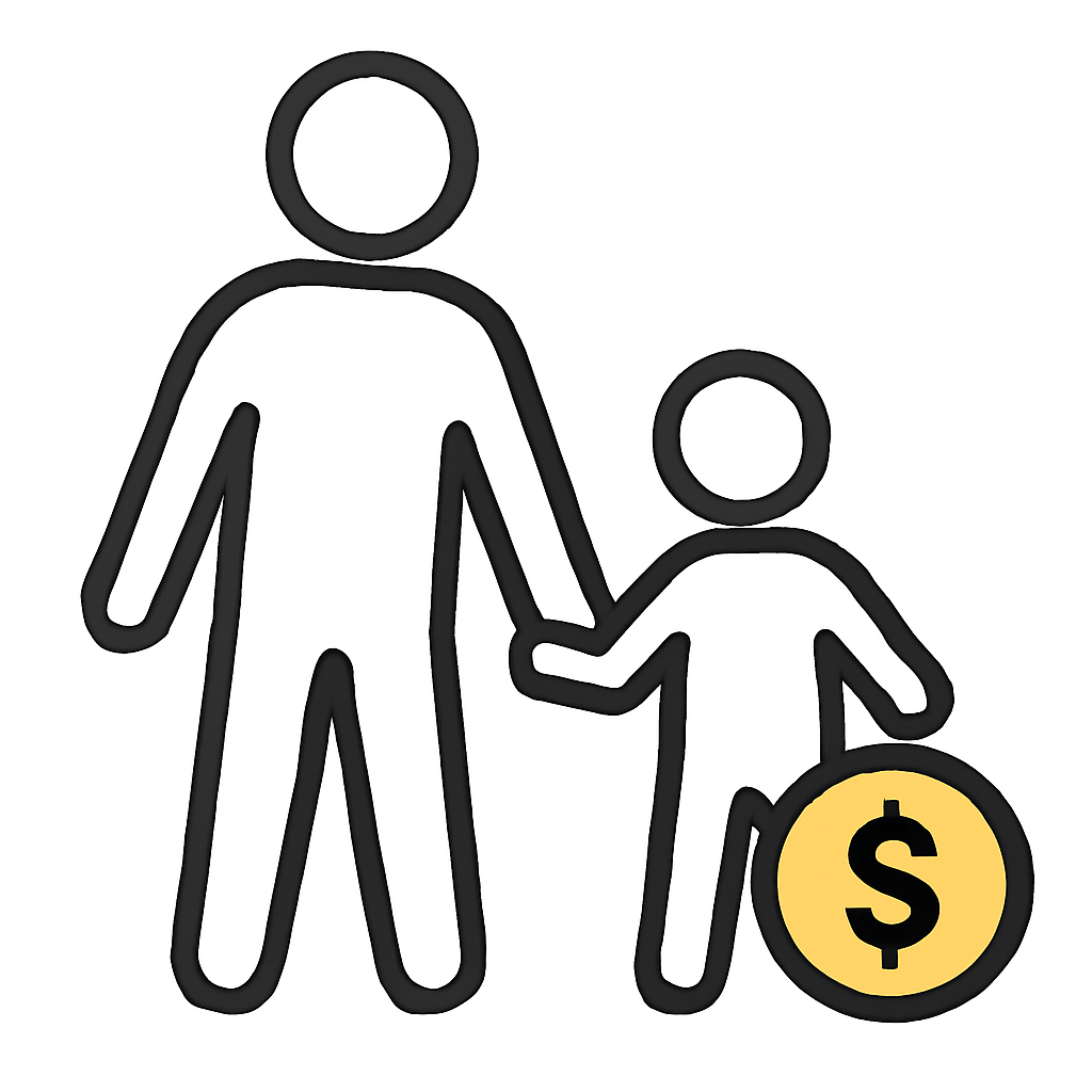 육아수당 상징 그림