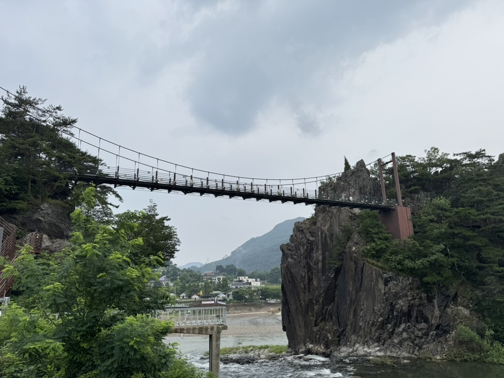 수주팔봉 출렁다리