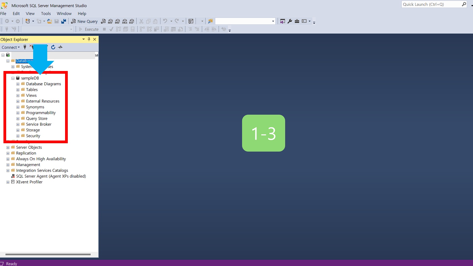 database가 만들어진 것을 확인.
