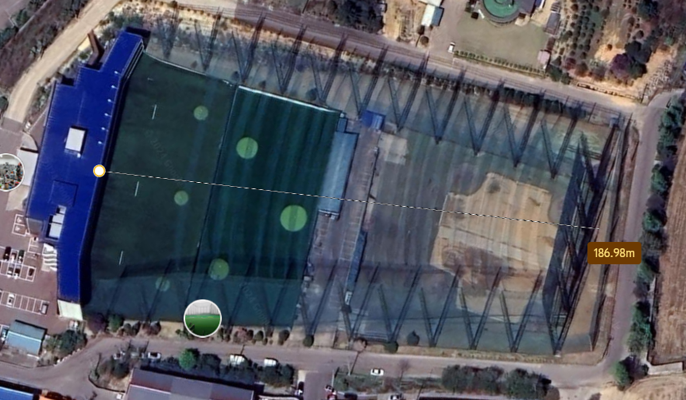 인그래인 골프클럽 위성사진