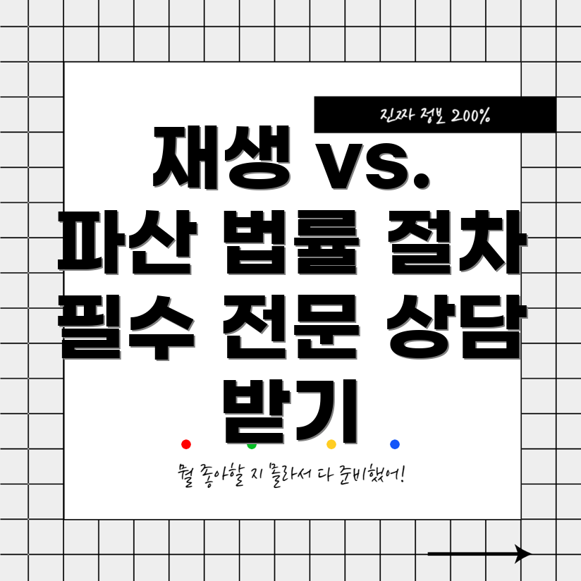 개인 재생과 파산