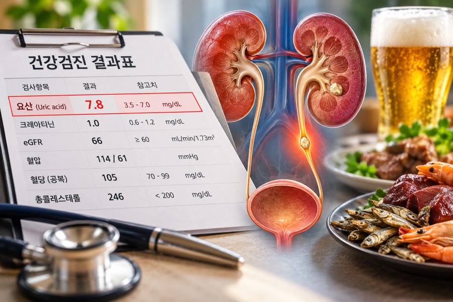 요산 수치와 신장 건강