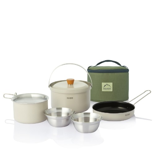 벨락 컬러 9-크림 코펠세트