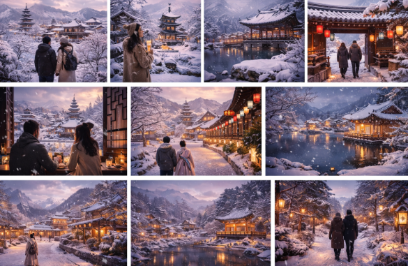 겨울 감성여행관련 사진
