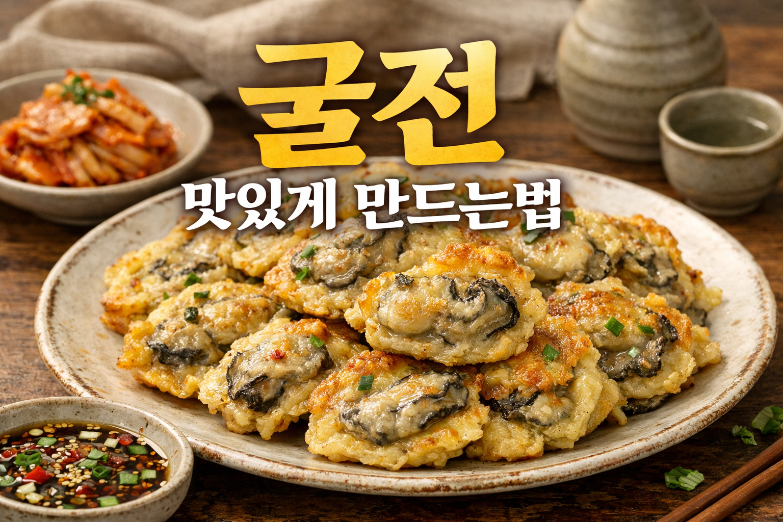 굴전 맛있게 만드는법