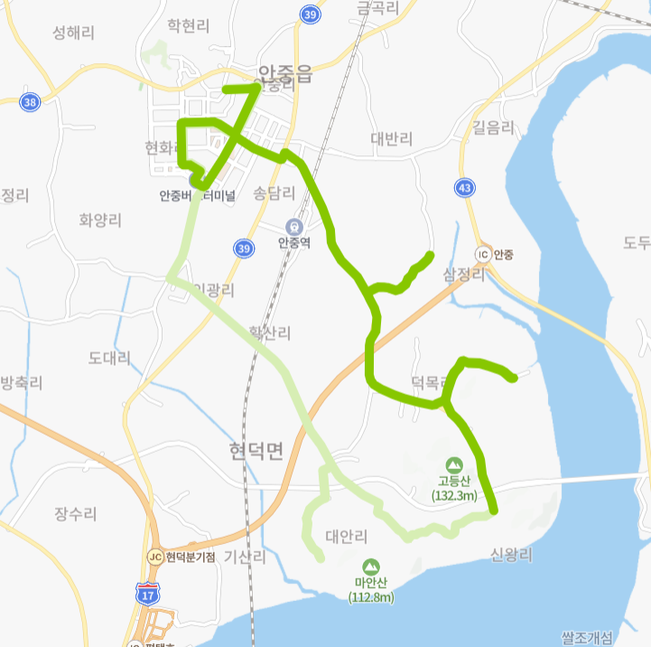 평택-84번-버스-노선-지도