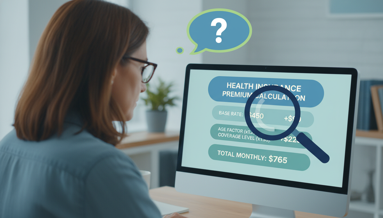 국민건강보험공단 웹사이트에서 건강보험료를 조회하여 소득 기준을 확인하는 모습.