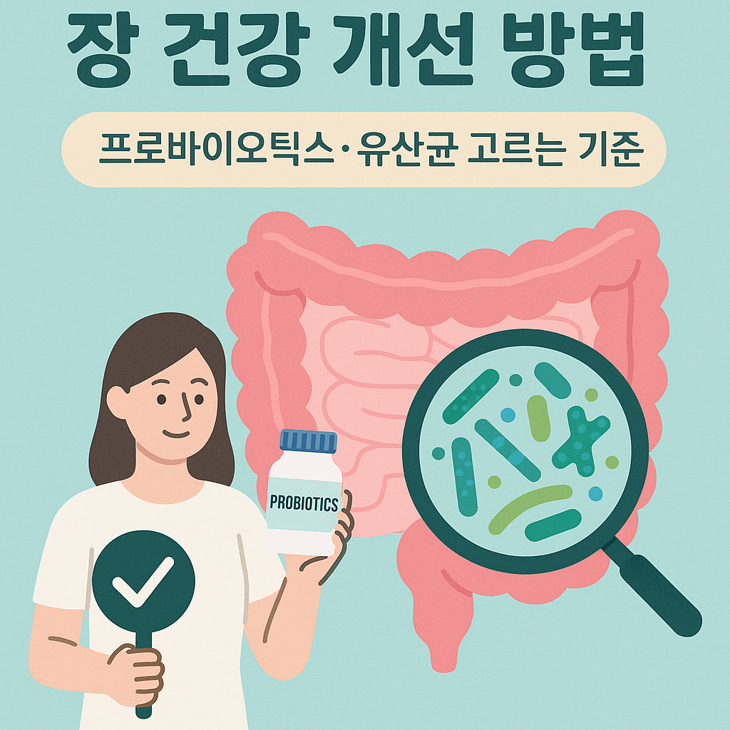 장 건강 개선,유산균&프로바이오틱스 선택법