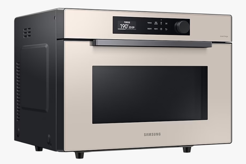 삼성전자 비스포크(BESPOKE) 큐커 오븐(35L, 직화오븐) 색상 글램 베이지