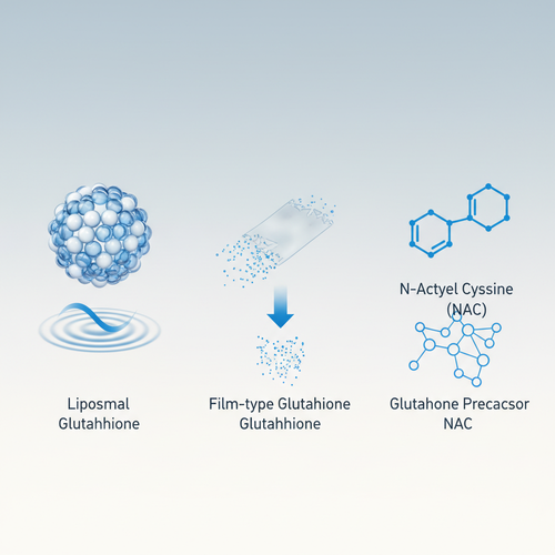 흡수율을 높이는 글루타치온: 리포좀&amp;#44; 필름&amp;#44; 전구체 집중 분석