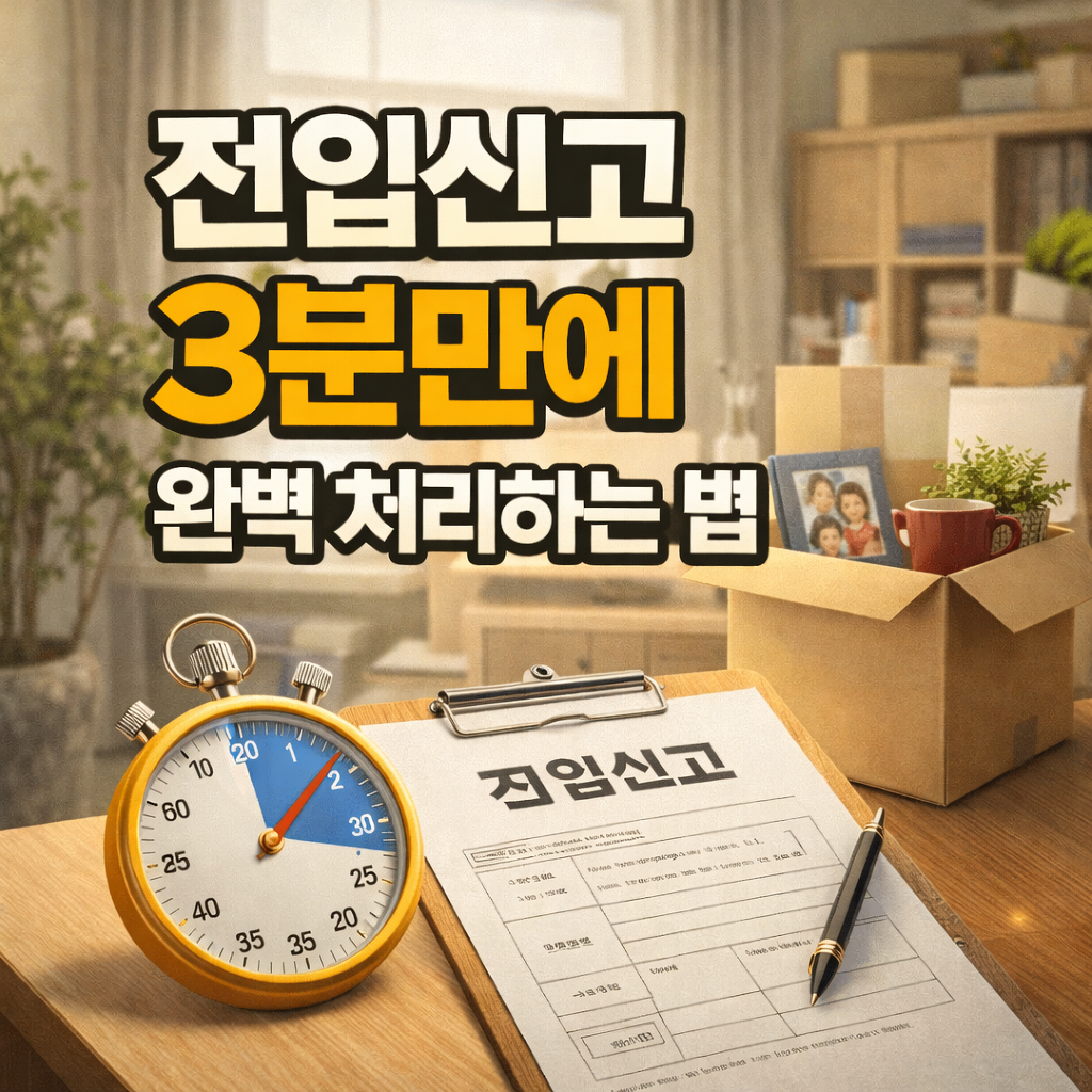 정부24 전입신고 바로가기