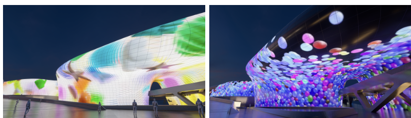 DDP의 미디어 아트 모습