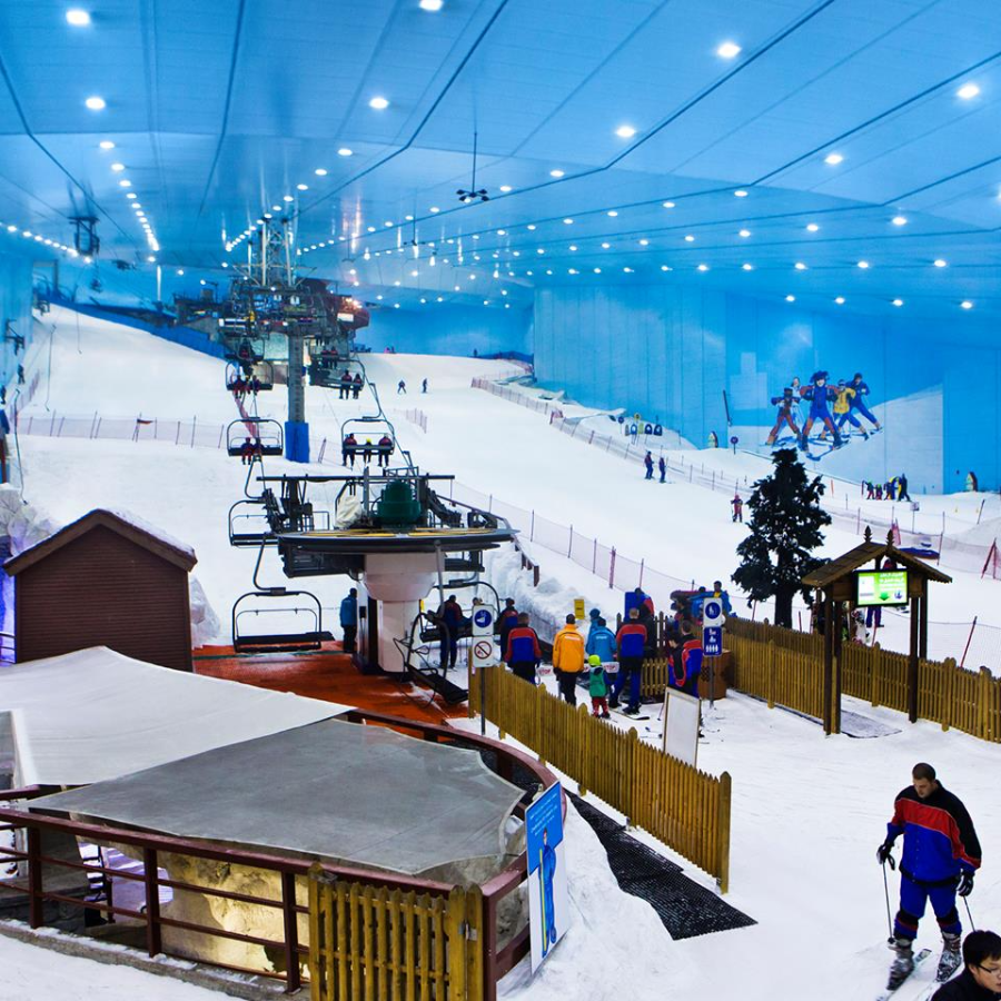 스키두바이 실내 모습