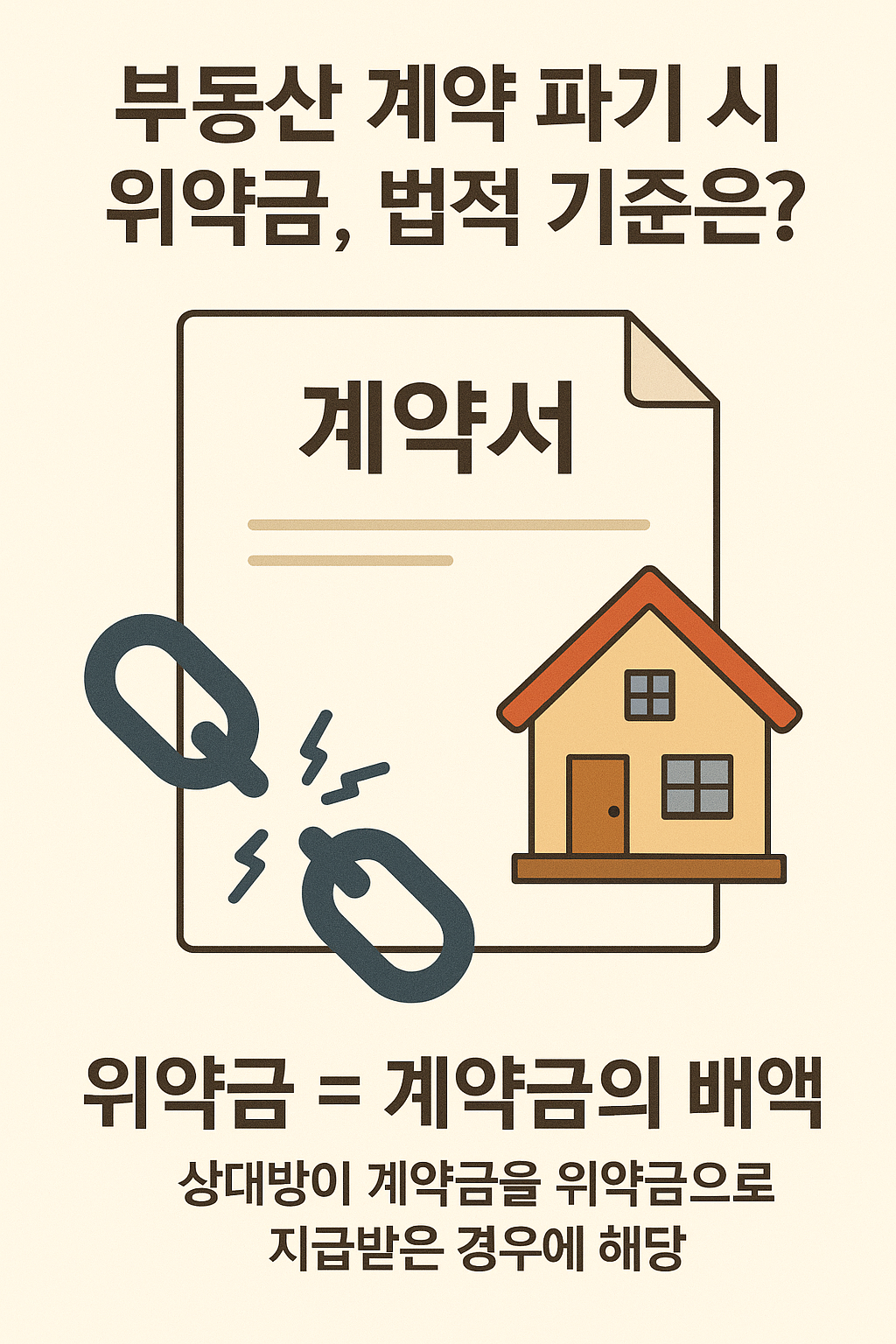 부동산 계약 파기 시 위약금, 법적 기준은?