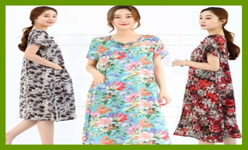 이음 인견 플로럴 원피스