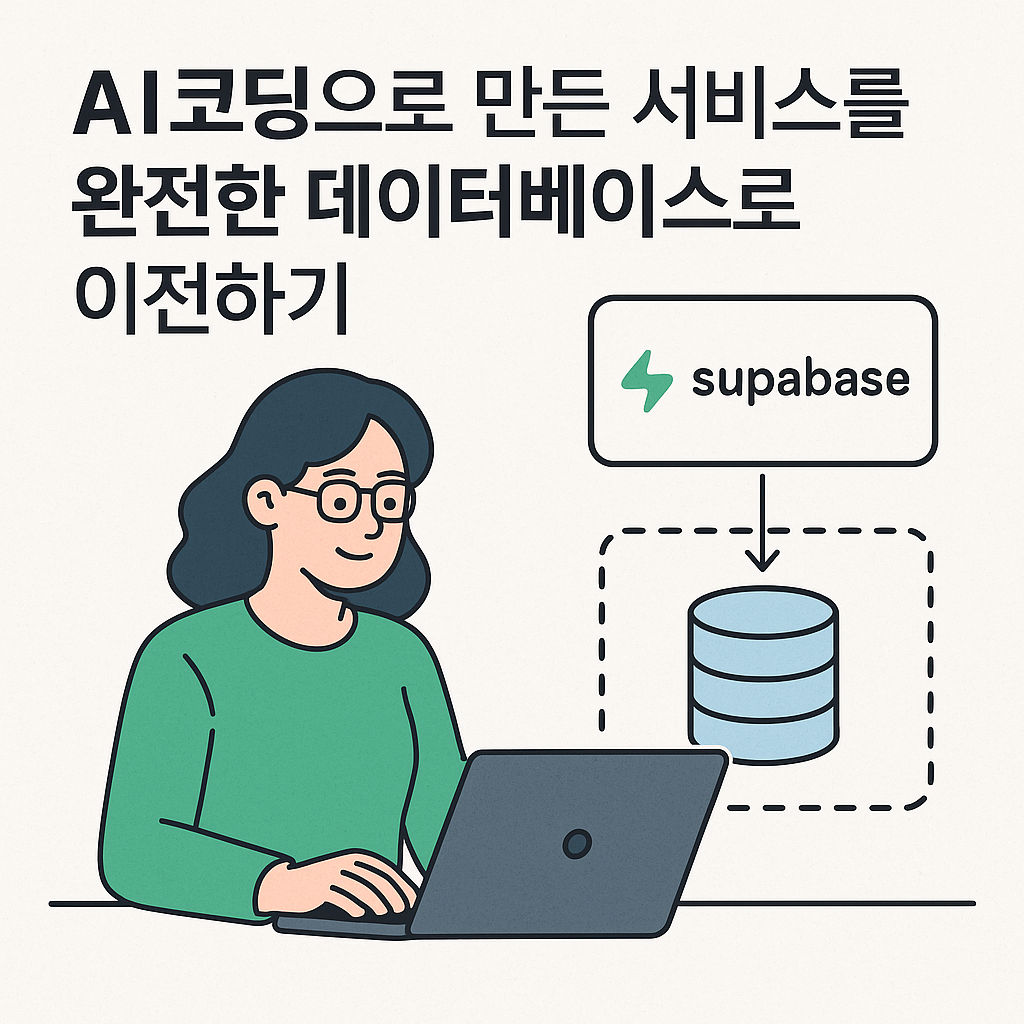 바이븥코딩, 데이터베이스 옮기기