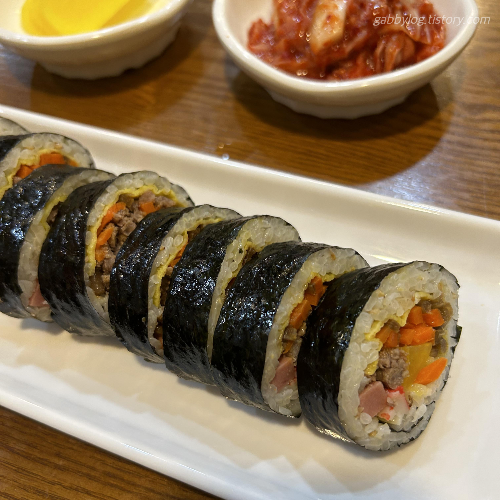 코엑스 소풍 소고기 김밥