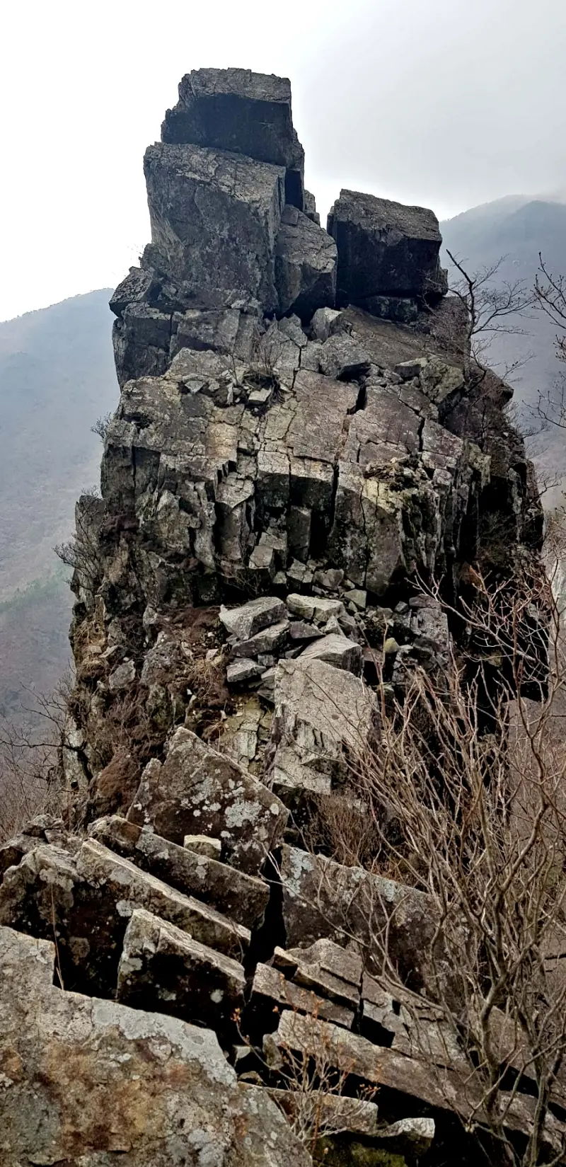 울산 영축산과 신불산 아리랑릿지