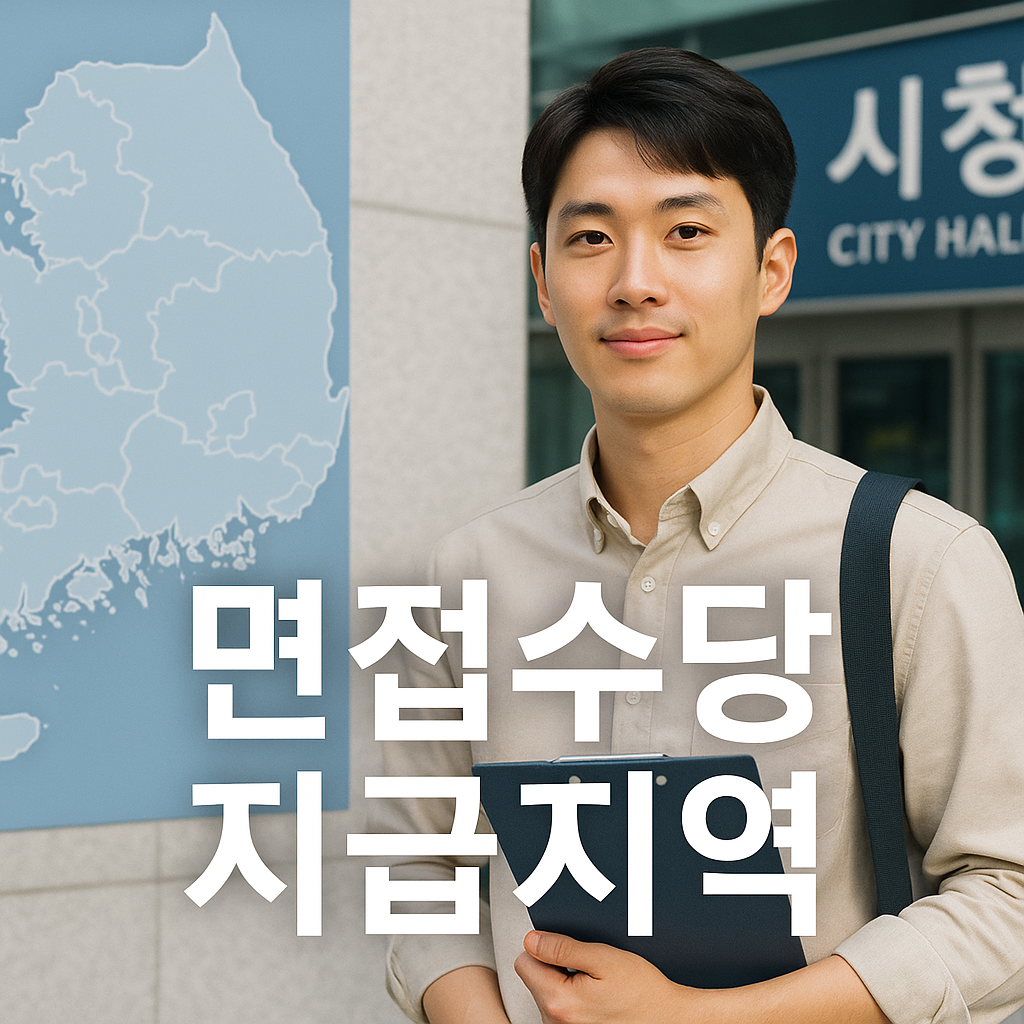 청년 면접수당 지급지역