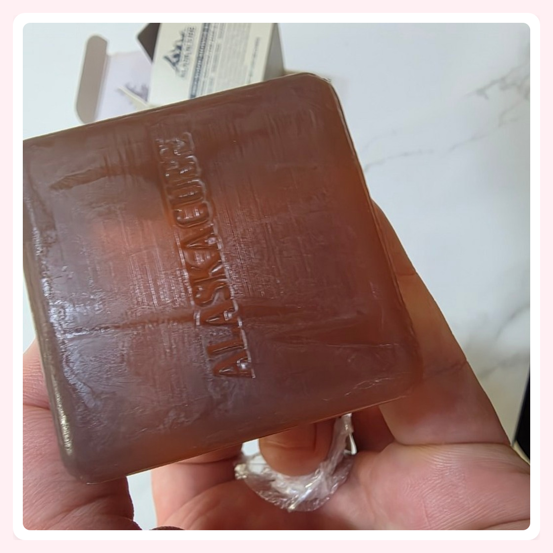 알래스카큐브 데오우드 퍼퓸 샤워바 데오드란트 비누, 3개입, 140g