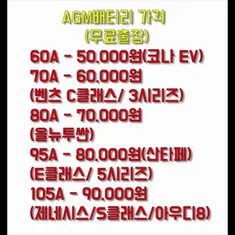 자동차 배터리 가격 차종별 브랜드 비교로 정리_8