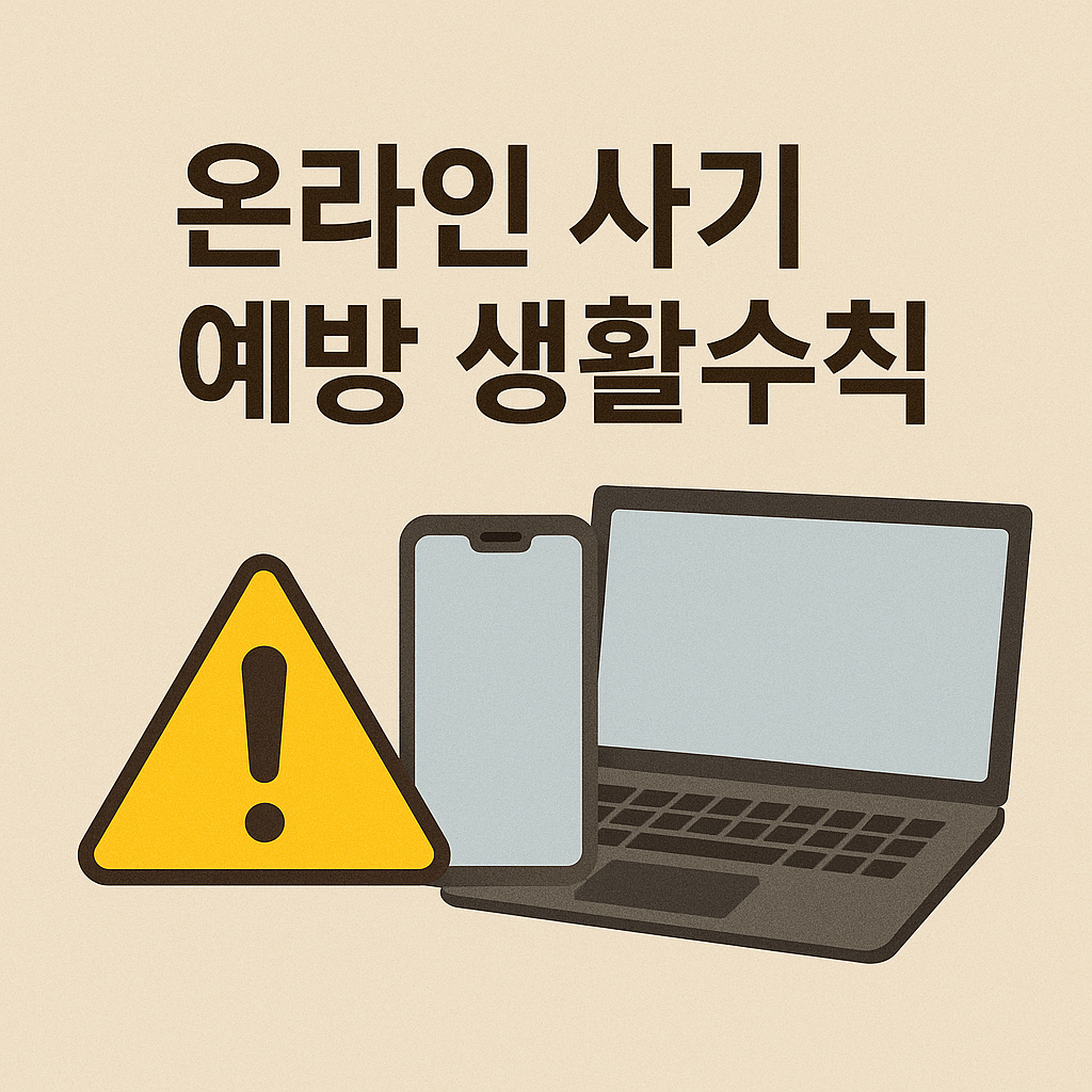 중고거래·쇼핑몰 사기 예방 꿀팁 ✅ 꼭 확인하세요