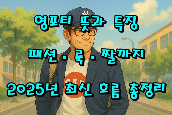 영포티 뜻과 특징｜패션·룩·짤까지 2025년 최신 흐름 총정리