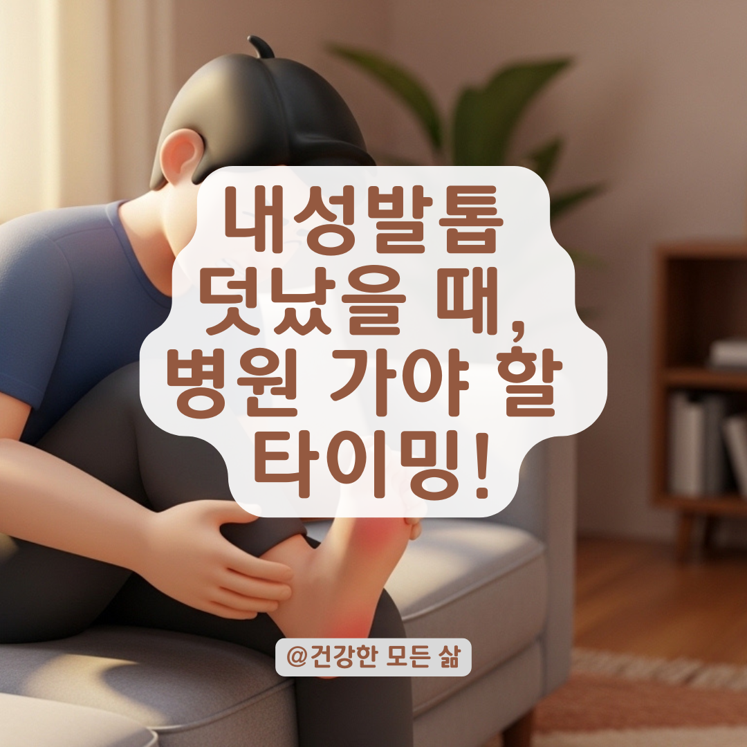 내성발톱 자가 처치 후 염증과 통증이 계속 된다면? 병원 방문이 필요한 시점 정리!