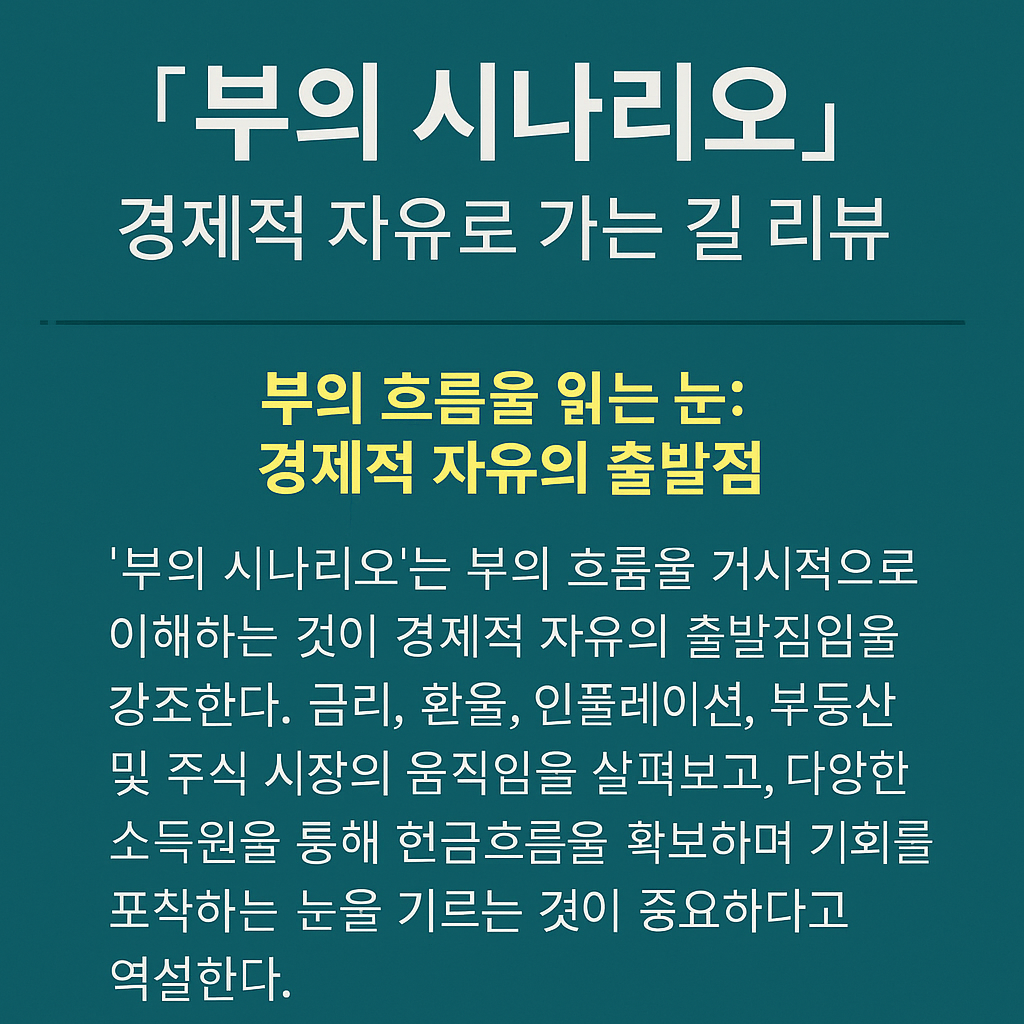 [부의 시나리오]경제적 자유로 가는길 리뷰