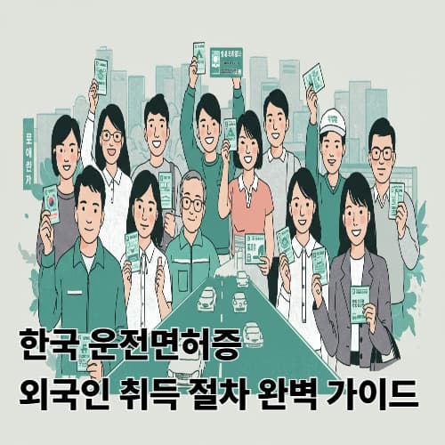 한국 운전면허증, 외국인 취득 절차 완벽 가이드 (필수 서류 총정리)
