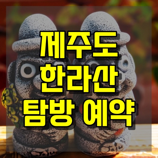 제주도 한라산 코스 탐방 예약