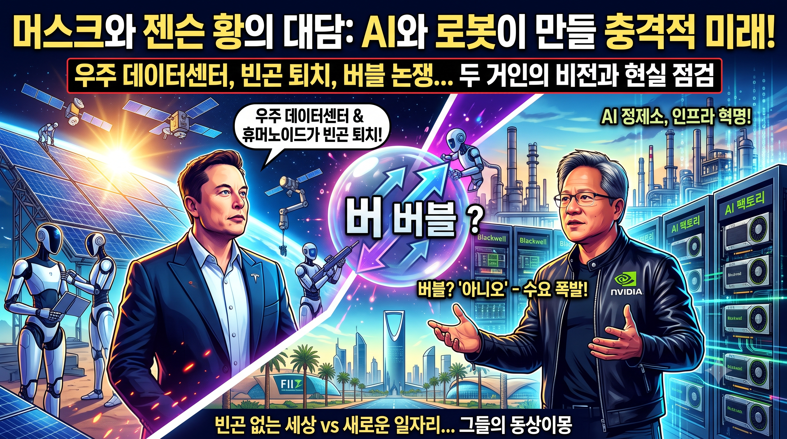 머스크와 젠승황이 그리는 미래