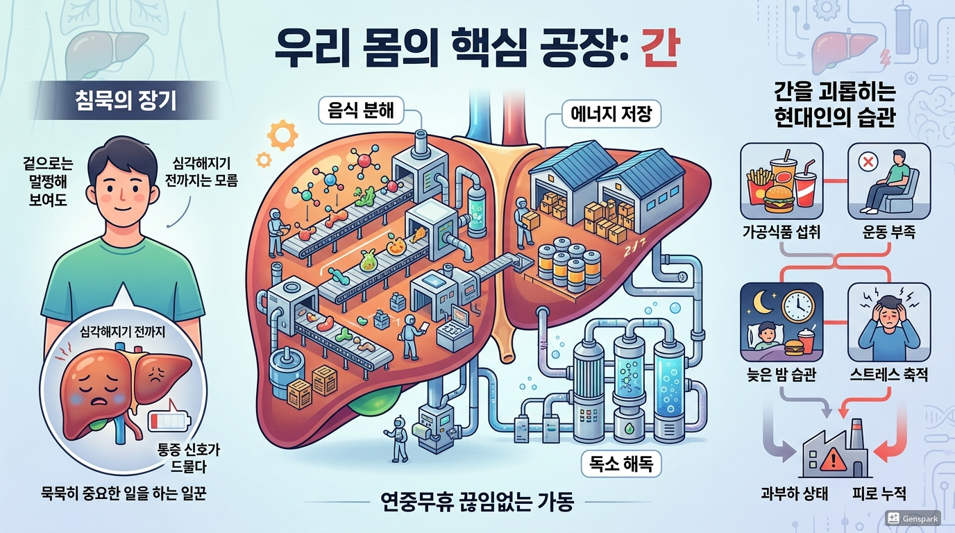 간이 우리 몸에서 하는 역할