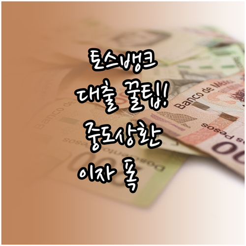 토스뱅크 마이너스통장 중도상환 이자 ..
