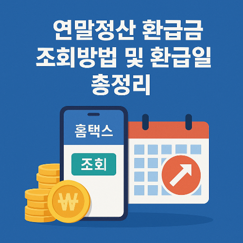 연말정산 환급금 조회방법 및 환급일 총정리