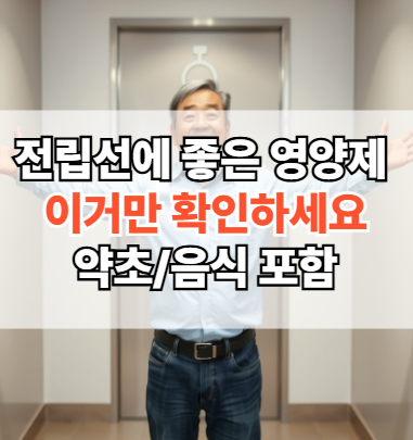 전립선에-좋은-영양제-약초-음식