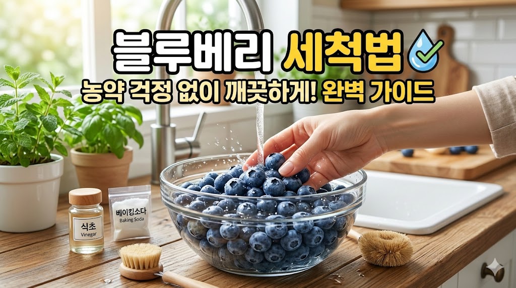 블루베리 씻는법