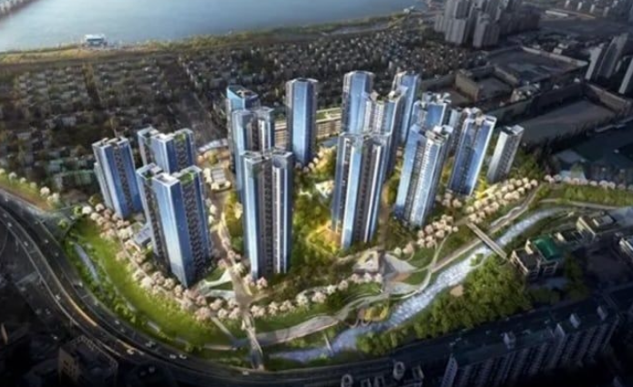 래미안 트리니원 조감도 [출처 삼성물산]