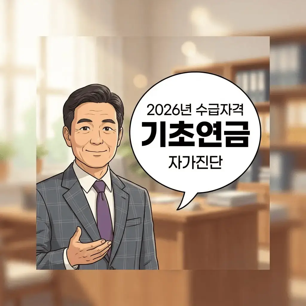 2026년 기초연금 수급자격 자가진단 가이드 아바타 이미지